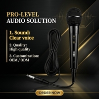 Microphone dynamique professionnel pour karaoké et studio, micros portables – Offre spéciale usine