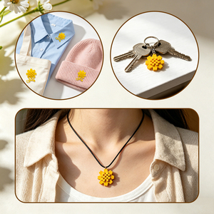 ราคาขายส่ง คูเวต อัล-อาร์ฟาจ สร้อยคอ กำไลข้อมือ เข็มกลัดดอกไม้พีวีซี เครื่องประดับดอกไม้ประจำชาติสำหรับของขวัญสุดหรูของชาวคูเวต - Product Image 3