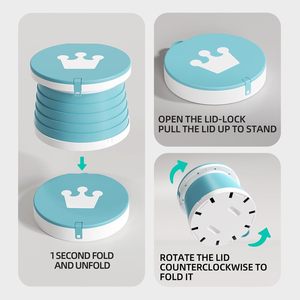 Nuevo Producto: Orinal Plegable y Extensible de Tres Colores para Niños, Lavable, Portátil, Inodoro de Emergencia, Inodoro Plegable de Plástico - Product Image 4