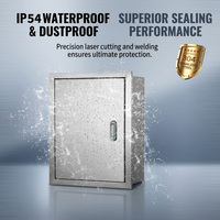 Caja oculta de acero inoxidable, caja oculta empotrada, caja de distribución de bajo voltaje