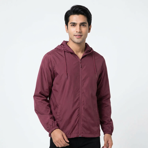 Custom Men's Winter Windbreaker <b>Jacket</b> Canvas Stand Waterproof Breathable <b>Zipper</b> High Quality Customizable Color Size High - Product Image 1