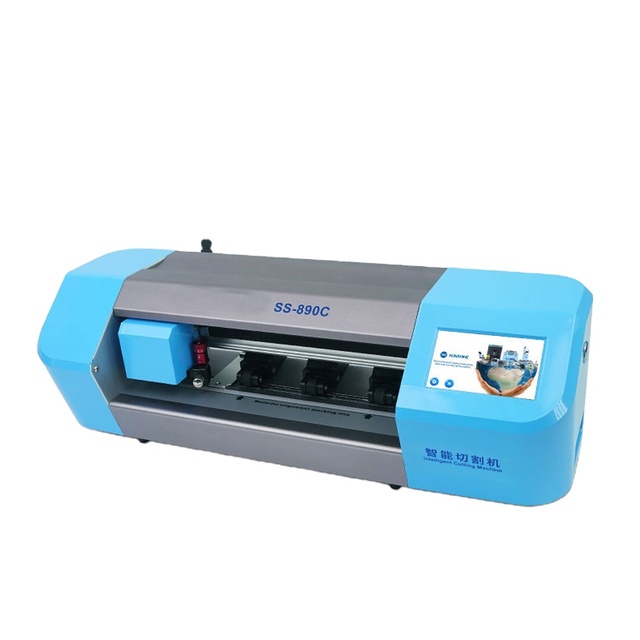 SUNSHINE SS-890C Intelligent Screen Front Film Cutting Machine Mobile Phone Lamination Cutter Machine With Hydraulic Film