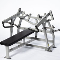 Banc de musculation horizontal isolaire Rosen de qualité supérieure pour exercices de musculation des pectoraux, en tube d'acier galvanisé de 3 mm d'épaisseur