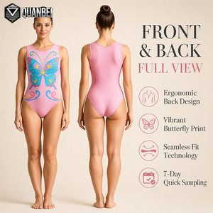 <span class=keywords><strong>Justaucorps</strong></span> de gymnastique pour adultes personnalisés en gros, combinaison de sport sans manches pour la gymnastique - Product Image 2