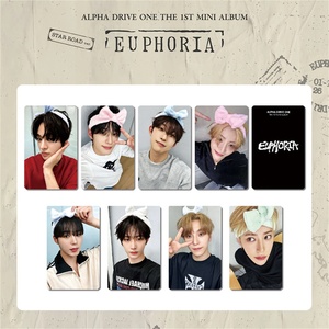 Set de 8 Tarjetas Selfie del Primer Álbum <span class=keywords><strong>Euphoria</strong></span> de Kpop ALD1, Sangwon, Anxin, Leo, Xinlong, Geonwoo, Photocard Alpha Drive One, Colección para Fans - Product Image 2