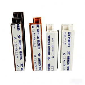 Profilés de fenêtres en <span class=keywords><strong>PVC</strong></span> de marque chinoise, prix bas, profilés en <span class=keywords><strong>PVC</strong></span> blanc de Chine - Product Image 2