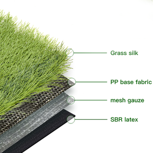 Système de football en salle avec gazon artificiel pour la construction de tapis de choc synthétique, simulateur de tapis de gazon artificiel en matériau PP - Product Image 2