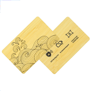 Logotipo personalizado 13,56 MHz RFID Madera Hotel Tarjetas DE SEGURIDAD Cereza Bambú Control DE ACCESO Tarjeta clave - Product Image 4