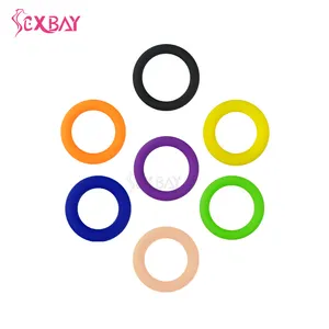 Sexbay Amazon explosive medical silicone lock cock ring L/M/S three sizes to make longer lasting use of large cock