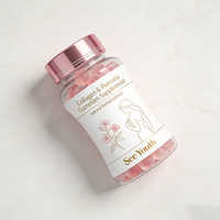Gummies de collagène Pueraria pour l'augmentation mammaire, 100% ingrédients naturels, soutien immunitaire et santé, 60 unités