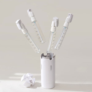 4 in 1 Plastic Travel Refillable Bottles Portable Toiletries Cosmetics Containers Shampoo Body Wash Travel Storage - Product Image 4