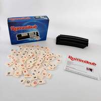 Jeu de Rummy en plastique pour Bridge, jeux de société emballés en boîte, vente en gros disponible, en stock