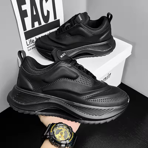 2026 Men's Thick-Soled Dad <b>Shoes</b> Large Height-Increasing Sports <b>Walking</b> <b>Style</b> Easy Match Four Seasons Cross-Border Mesh - Product Image 3