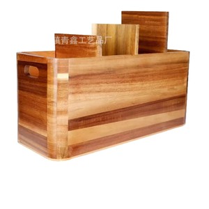 Wooden <b>Storage</b> <b>Box</b> Rectangular Wall Mounted For <b>Kitchen</b> Tableware Home Office Use - Product Image 3
