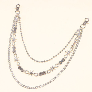 Waist <b>Chain</b> Multi Layered Spike Denim <b>Jeans</b> <b>Chain</b> Tibetan Silver Daily Wear - Product Image 6