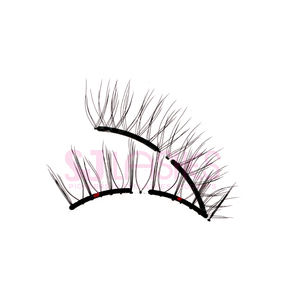 베스트셀러 수제 소프트 마그네틱 속눈썹 2개 자석 글루프리 풀 스트립 내추럴 룩 마그네틱 속눈썹 키트 - Product Image 5