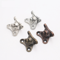Support d'angle papillon en alliage de zinc, connecteur décoratif pour meubles, pour boîte en bois, armoire, vitrine, bronze antique