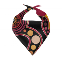 Accessoires pour animaux de compagnie, luxe, en gros, impression personnalisée, logo, bandana personnalisé pour chat, écharpe pour chien