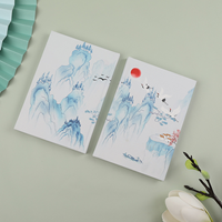 Carnet créatif antique style chinois chic, ensemble coffret cadeau à feuilles mobiles, carnet professionnel