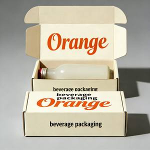 Scatola Riciclabile per Succhi di Frutta (Beige, Arancione, Pesca, Mela) e Acqua Frizzante di Alta Qualità, con Inchiostro di Soia, in Cartone Ondulato, Confezione da 1, <span class=keywords><strong>2</strong></span> o <span class=keywords><strong>3</strong></span> Birre - Product Image 4