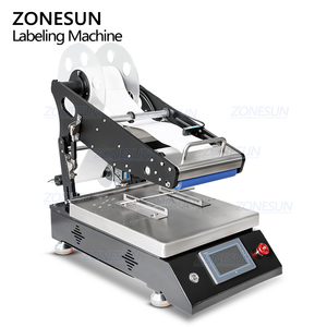 ZONESUN ZS-TB4 Desktop Semi Automatic Sticker Square <strong>Bottle</strong> Flat <strong>Bottle</strong> <strong>Box</strong> Surface <strong>Labeling</strong> <strong>Machine</strong> - Product Image 6