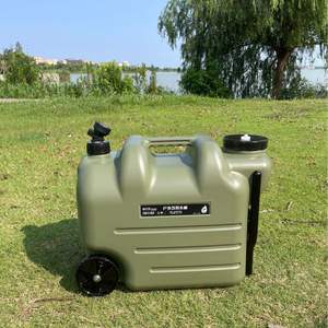 ถังน้ำแบบมีล้อพร้อมก๊อกน้ำสำหรับตั้งแคมป์กลางแจ้ง ขายดีที่สุด ความจุขนาดใหญ่ - Product Image 4