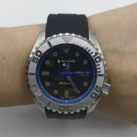 Montre pour homme, étanche, sportive, mouvement SEILOCE NH36, montre de plongée mécanique entièrement automatique pour homme