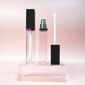 OEM/ODM Brand Empty <b>Square</b> Colorful 8ml Lipgloss Tubes with Silk Screen Printing ABS/PETG Material Cosmetic <b>Containers</b> - Product Image 3