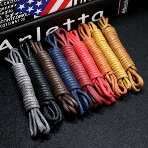 1 paire de <span class=keywords><strong>lacets</strong></span> ronds en coton ciré pour <span class=keywords><strong>chaussures</strong></span> de <span class=keywords><strong>randonnée</strong></span>, <span class=keywords><strong>lacets</strong></span> en cuir Oxford, <span class=keywords><strong>lacets</strong></span> en cuir imperméables - Product Image 2