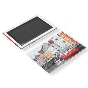 Aimant en tôle souvenir personnalisé de forme rectangulaire avec aimant en tôle de 80*53mm - Product Image 3