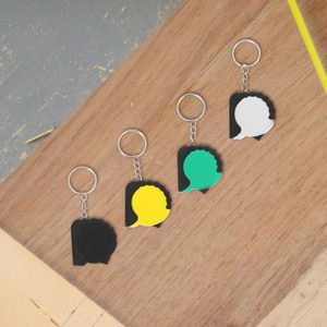 Promotional Portable Mini Steel Tape Measure 1M <b>Keychain</b> Measuring Tape Keychains with <b>Custom</b> logo - Product Image 2