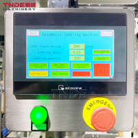 Máquina etiquetadora automática para pequeñas empresas, máquina etiquetadora de botellas redondas con impresora de código de fecha, número de referencia: 1, 2