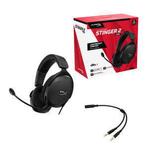 หูฟังเกมมิ่งแบบมีสาย <span class=keywords><strong>HyperX</strong></span> <span class=keywords><strong>Cloud</strong></span> <span class=keywords><strong>Stinger</strong></span> 2 <span class=keywords><strong>Core</strong></span> สำหรับพีซี น้ำหนักเบา ครอบหู พร้อมไมโครโฟน - Product Image 3