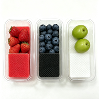 Doublures perforées en Airlaid pour cartons, absorbantes avec SAP, pour l'emballage de fruits frais en cartons entiers, expédition en chaîne du froid