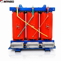 Transformateur de distribution de puissance triphasé à résine époxy coulée à sec Wanbo-269 OEM personnalisé SCB10 100 kVA 10 kV