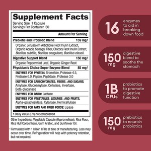 Vente chaude Probiotic Capsule Combinaison Pack Digestive Enzyme Probiotic Capsules pour homme et femme - Product Image 5