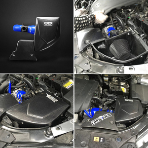 ชุดกรองอากาศเย็น Eddystar คาร์บอนน้ำหนักเบา พร้อมแผ่นกันความร้อน สำหรับรถยนต์ Mazda CX-5 <span class=keywords><strong>KE</strong></span> KF ปี 2013-2019 เครื่องยนต์ 2.0/2.5 Skyactiv-G ชุดอัพเกรดสำหรับการแข่งขัน - Product Image 4