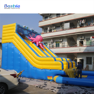 Tobogán Acuático Inflable de PVC Comercial con Pulpo de Doble Carril para Adultos con <span class=keywords><strong>Piscina</strong></span> para Alquiler de Fiestas - Product Image 4