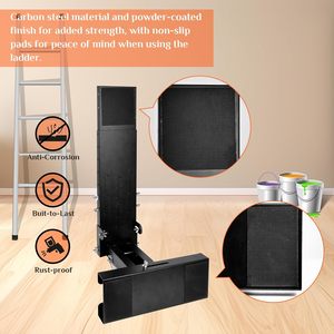 Stabilisateur réglable pliable en acier robuste Échelle Aide Pro Niveleurs pour escaliers - Product Image 3