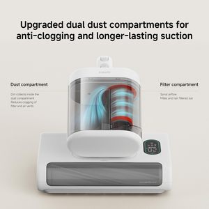 MIJIA 16kPa Puissance d'aspiration 72000 pulsations/min 65 ° Aspirateur <span class=keywords><strong>anti</strong></span>-acariens pour lits d'animaux C Hot Air UV-C <span class=keywords><strong>Anti</strong></span>-Tangle 99,9% Stérilisation 2 Pro - Product Image 5