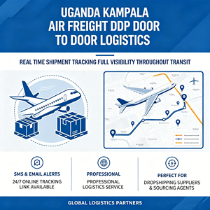 Servicio de Logística de <span class=keywords><strong>Envío</strong></span> Aéreo en Tiempo Real de Uganda Kampala, Puerta a Puerta, Visibilidad Total, 5-10 Días, Agente ZHL - Product Image 2