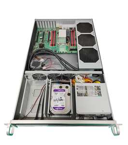 2U 알루미늄 패널 700 깊은 USB3.0 스튜디오 랙 지원 240/360 물 냉각 Eatx 듀얼 채널 마더 보드 ATX 폼 서버 용 - Product Image 4