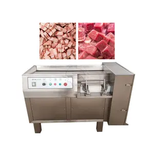Machine électrique de découpe de cubes de légumes et de viande Machine de découpe de porc congelé/Dicer de boeuf avec prix d'usine