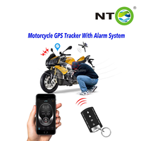 Traceur GPS 4G NTO NTG02M pour moto avec coupure moteur, contrôle de verrouillage/déverrouillage, système d'alarme de porte et positionnement GPRS/GSM