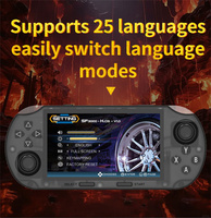Consola de Juegos Portátil SF3000 de 4.5 Pulgadas con Pantalla IPS HD, 3000 Juegos Arcade Retro Integrados, 3000 mAh, Wi-Fi, 64 GB