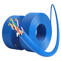Câble LAN CAT6 UTP 305m en cuivre massif avec gaine en PVC et prise en charge PoE pour réseau intérieur, vidéosurveillance, OEM, ODM, CE, RoHS