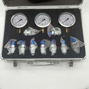Juego de 3 Manómetros de Presión Hidráulica para Excavadora, Kit de Medición de Presión Hidráulica - Product Image 3