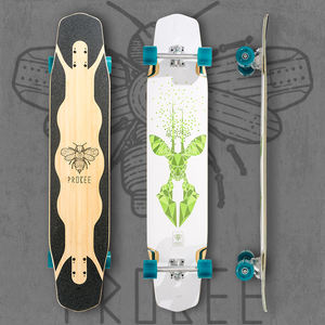 Pro 46 pulgadas de bambú y arce <span class=keywords><strong>canadiense</strong></span> Skateboard Longboard Decks o Complete Freestyle Dancing Longboard Skate Board - Product Image 5
