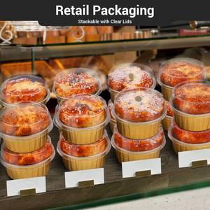 Disposable Round <b>Aluminum</b> Food <b>Container</b> Takeway Kitchen Salad Serving Foil Bowl With PP Lid - Product Image 5