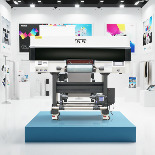 UV Printer for Packaging and Label Printing with Gold Foil and Lamination
